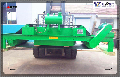 油冷除鐵器，山東油冷式除鐵器大傾角安裝_電氣工作原理_山東油冷式除鐵器大傾角安裝加多少號油_選型  