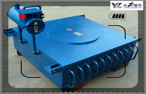 自卸式電磁除鐵器，定州RCDD-10超強自卸式電磁除鐵器安裝工作視頻_國家標準_干式輕型定州RCDD-10超強自卸式電磁除鐵器型號  