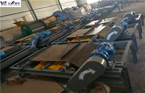 電磁自卸式除鐵器，甘肅電磁自卸式除鐵器設(shè)計_甘肅電磁自卸式除鐵器設(shè)計廠家配件_型號及工作視頻