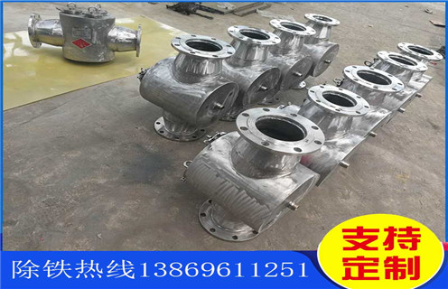 管道永磁除鐵器，成都管道永磁式除鐵器_成都管道永磁式除鐵器的動(dòng)畫通過量計(jì)算應(yīng)用安裝示意圖型12000高斯_可定制工作原理